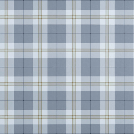 Thibaut Stripes & Checks Resource Douglas Plaid Wallpaper - Slate