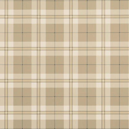 Thibaut Stripes & Checks Resource Douglas Plaid Wallpaper - Camel