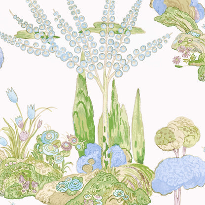 Thibaut Wanderlust Orleans Wallpaper - Lavender