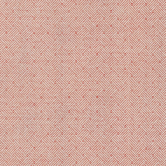 Thibaut Dynasty Lattice Weave Wallpaper - Red