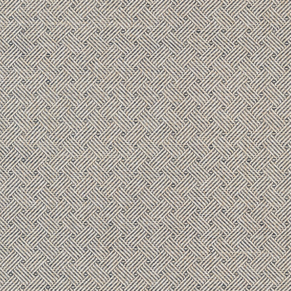 Thibaut Dynasty Lattice Weave Wallpaper - Black