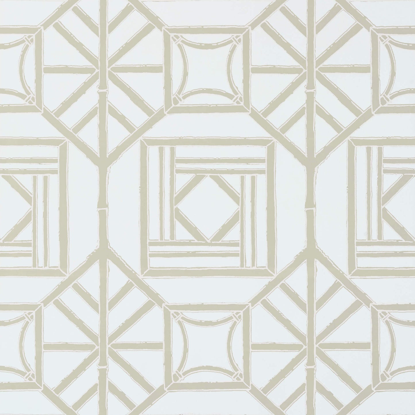 Thibaut Dynasty Shoji Panel Wallpaper - Aqua