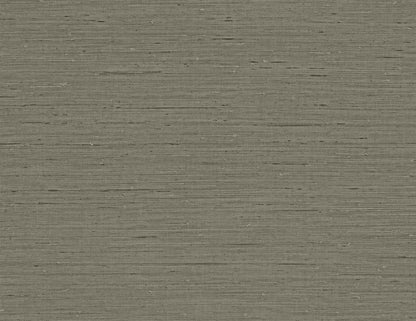 Seabrook Even More Textures Seahaven Rushcloth Wallpaper - Black Pepper