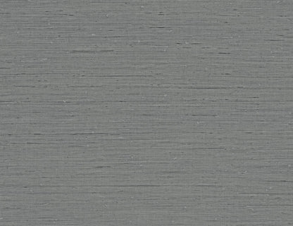 Seabrook Even More Textures Seahaven Rushcloth Wallpaper - Slate