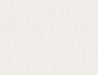 Seabrook Even More Textures Vertical Stria Wallpaper - Oyster & Metallic Silver