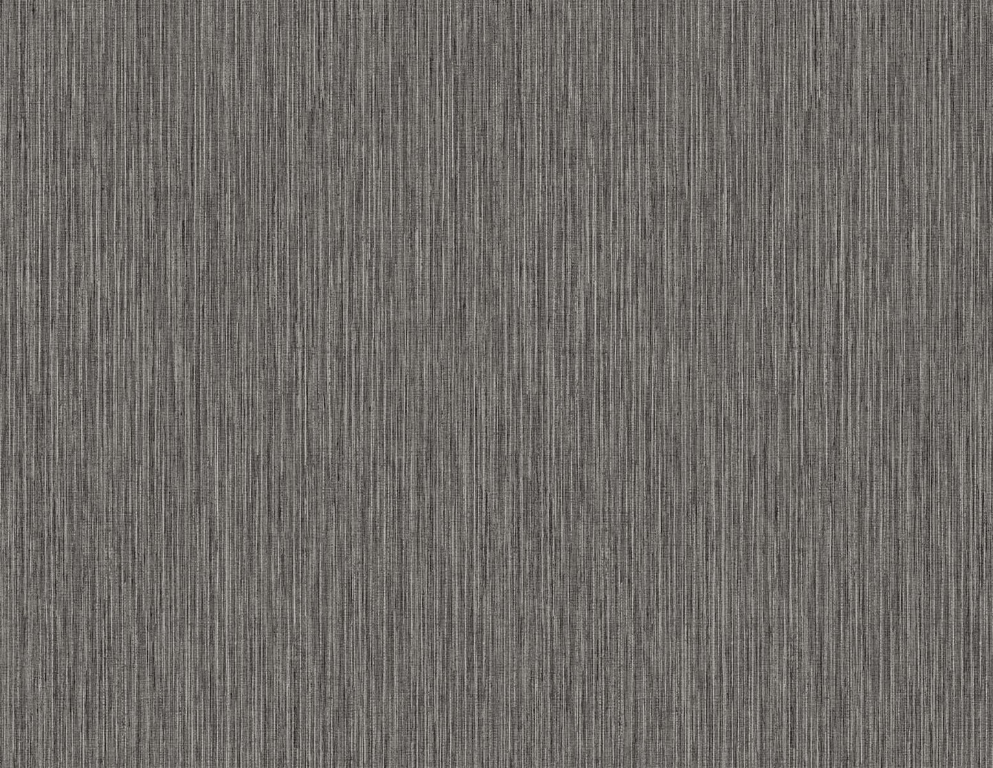 Seabrook Even More Textures Vertical Stria Wallpaper - Graphite & Metallic Silver