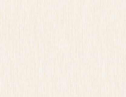 Seabrook Even More Textures Vertical Stria Wallpaper - Ivory & Metallic Champagne