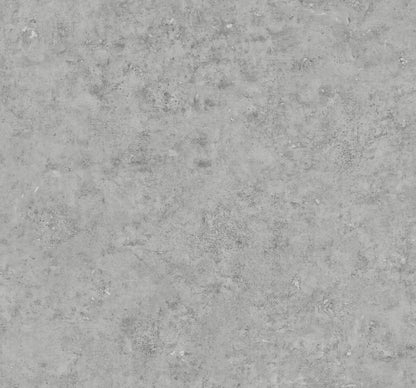Seabrook Even More Textures Cement Faux Wallpaper - Stoneware & Metallic Silver