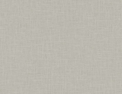 Seabrook Even More Textures Myrna Linen Wallpaper - Stone Grey