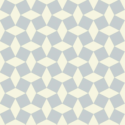 Mitchell Black Tailored Check Wallpaper - Pale Mineral Blue