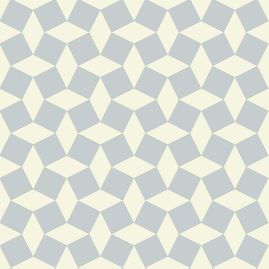 Mitchell Black Tailored Check Wallpaper - Pale Mineral Blue