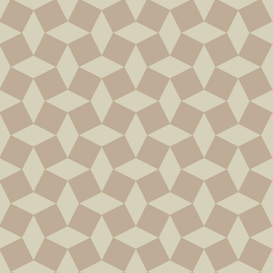 Mitchell Black Tailored Check Wallpaper - Washed Terracotta