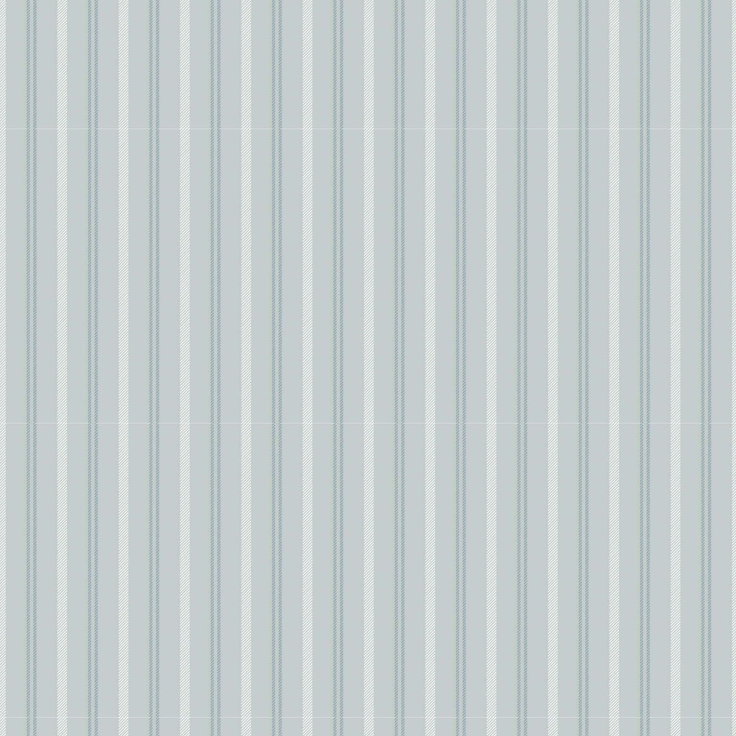 Mitchell Black Tailored Stripe Wallpaper Sample - Pale Mineral Blue