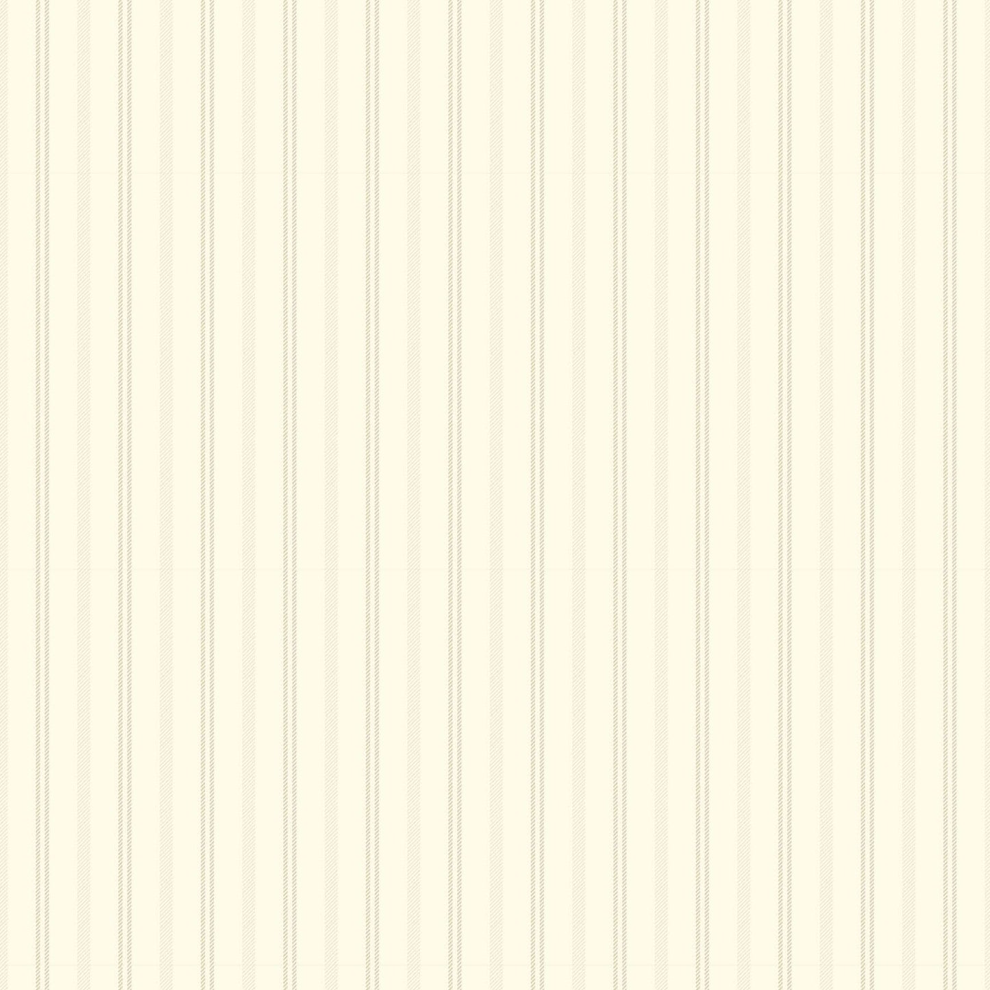 Mitchell Black Tailored Stripe Wallpaper Sample - Raw Cotton