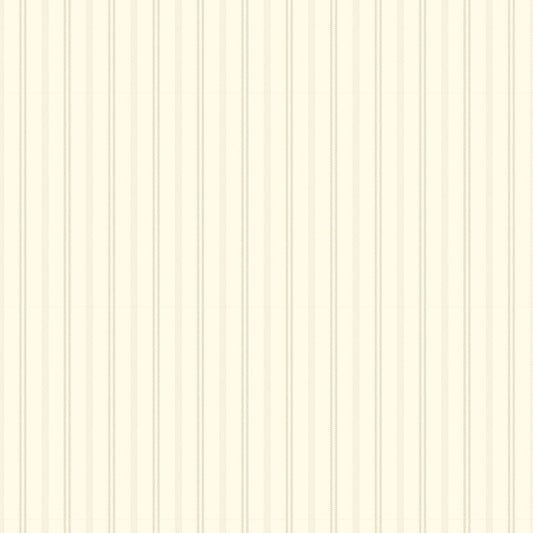 Mitchell Black Tailored Stripe Wallpaper - Raw Cotton