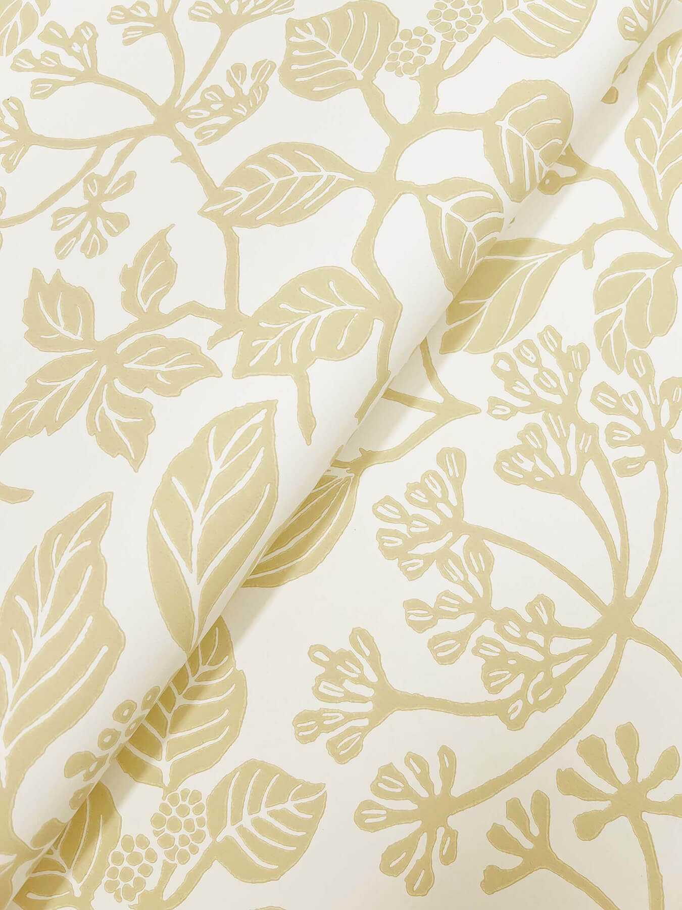 Antonina Vella Jardin Rowen Wallpaper - Saffron