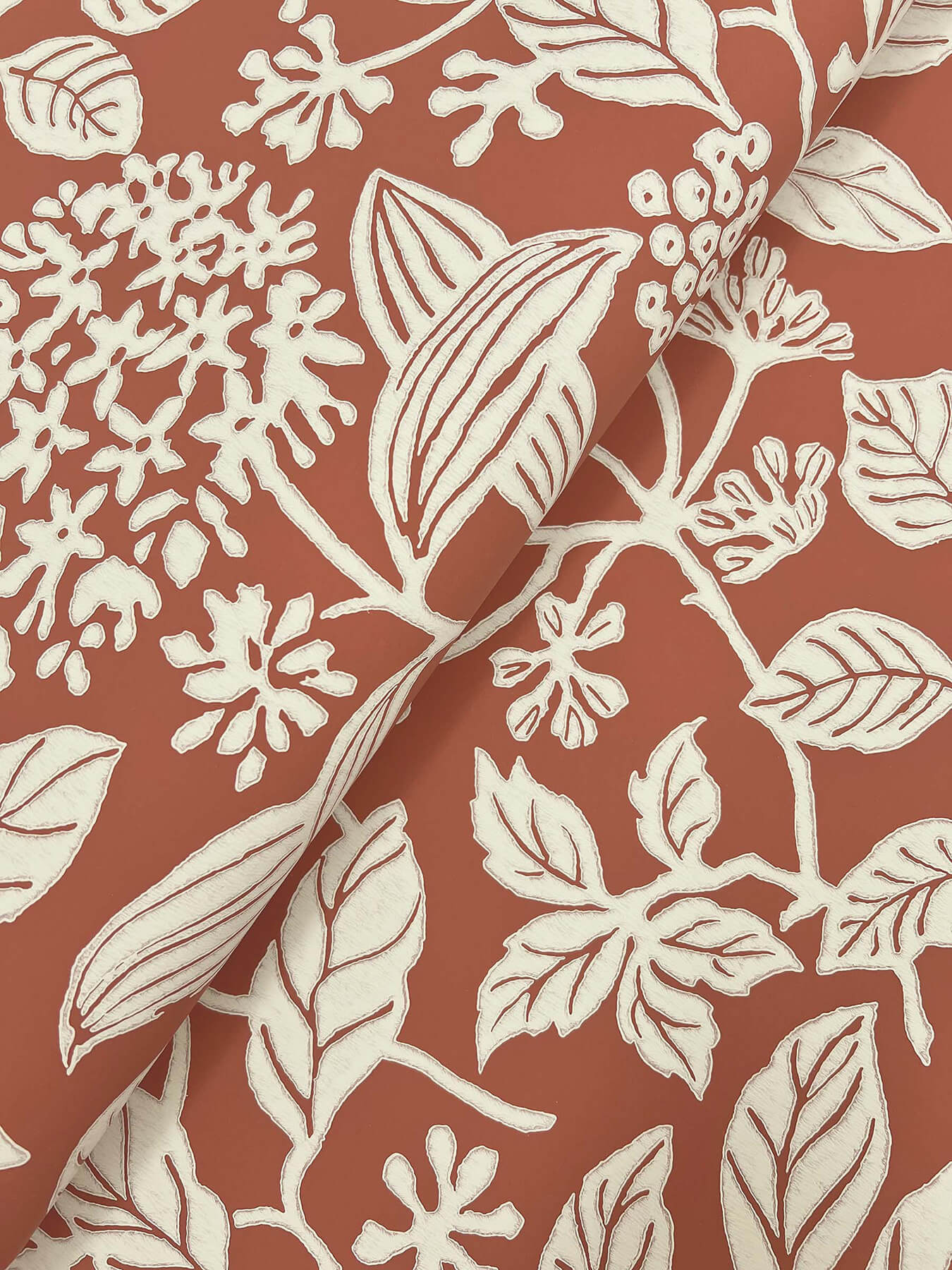 Antonina Vella Jardin Rowen Wallpaper - Ginger