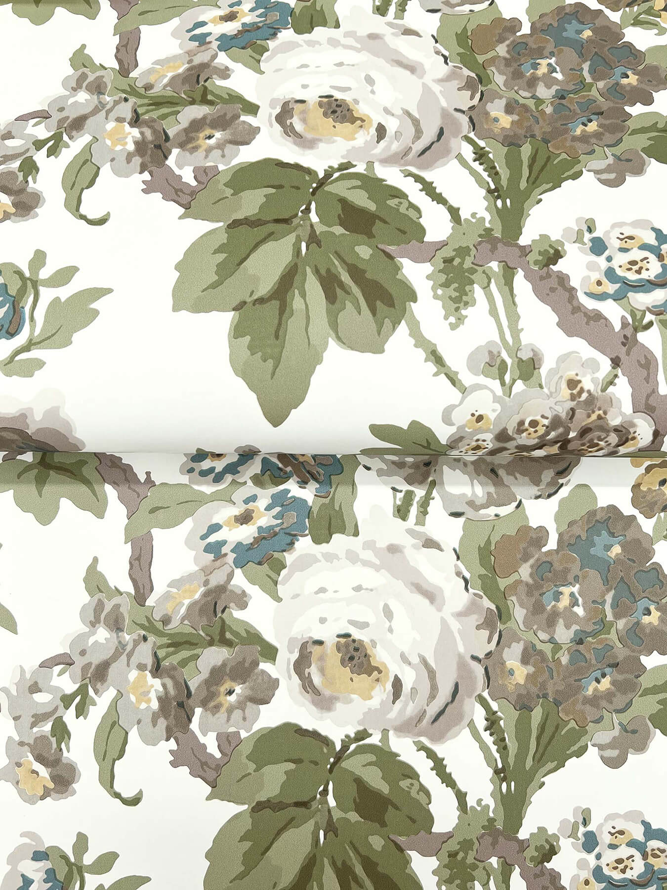 Antonina Vella Jardin Beatrix Wallpaper - Neutral & Sage
