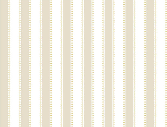 Antonina Vella Jardin Tilford Wallpaper - Beige & White