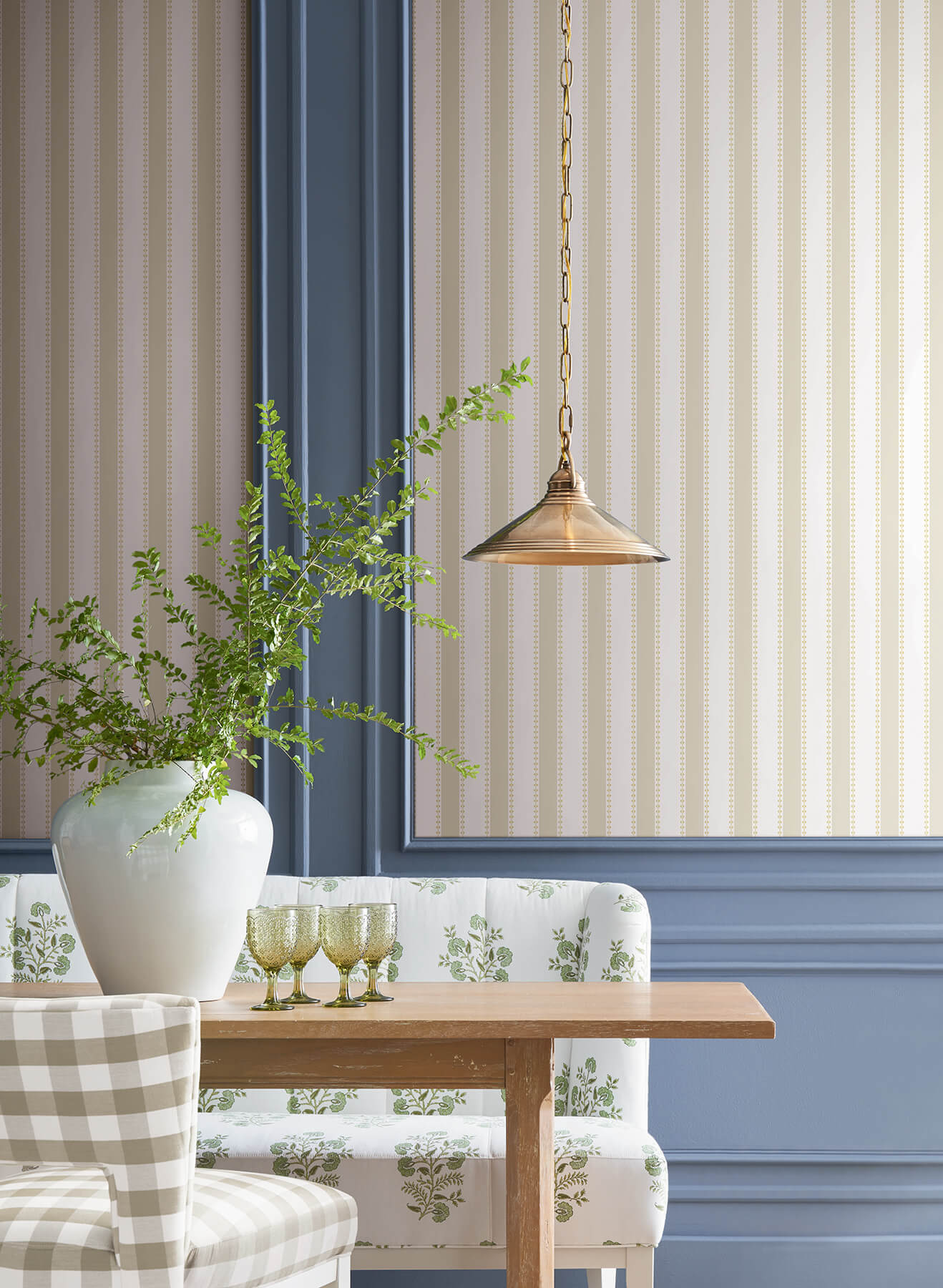 VP1372 Antonina Vella Jardin Tilford Awning Stripe Wallpaper