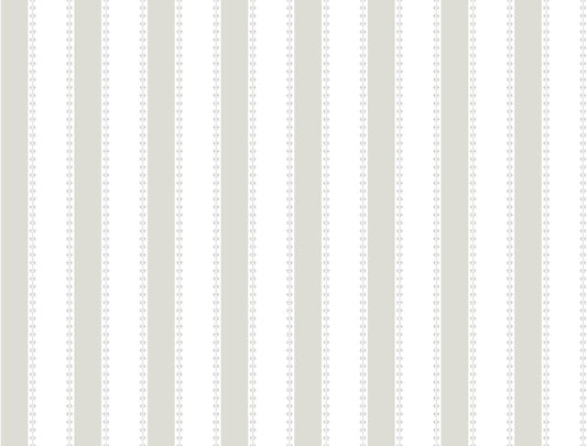 Antonina Vella Jardin Tilford Wallpaper - Grey & White