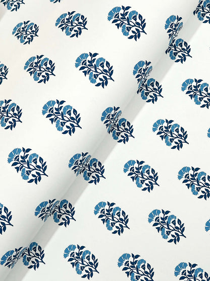 Antonina Vella Jardin Sylvie Wallpaper - Indigo