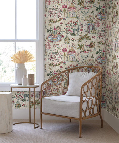 Antonina Vella Jardin Parc Wallpaper - Mulberry