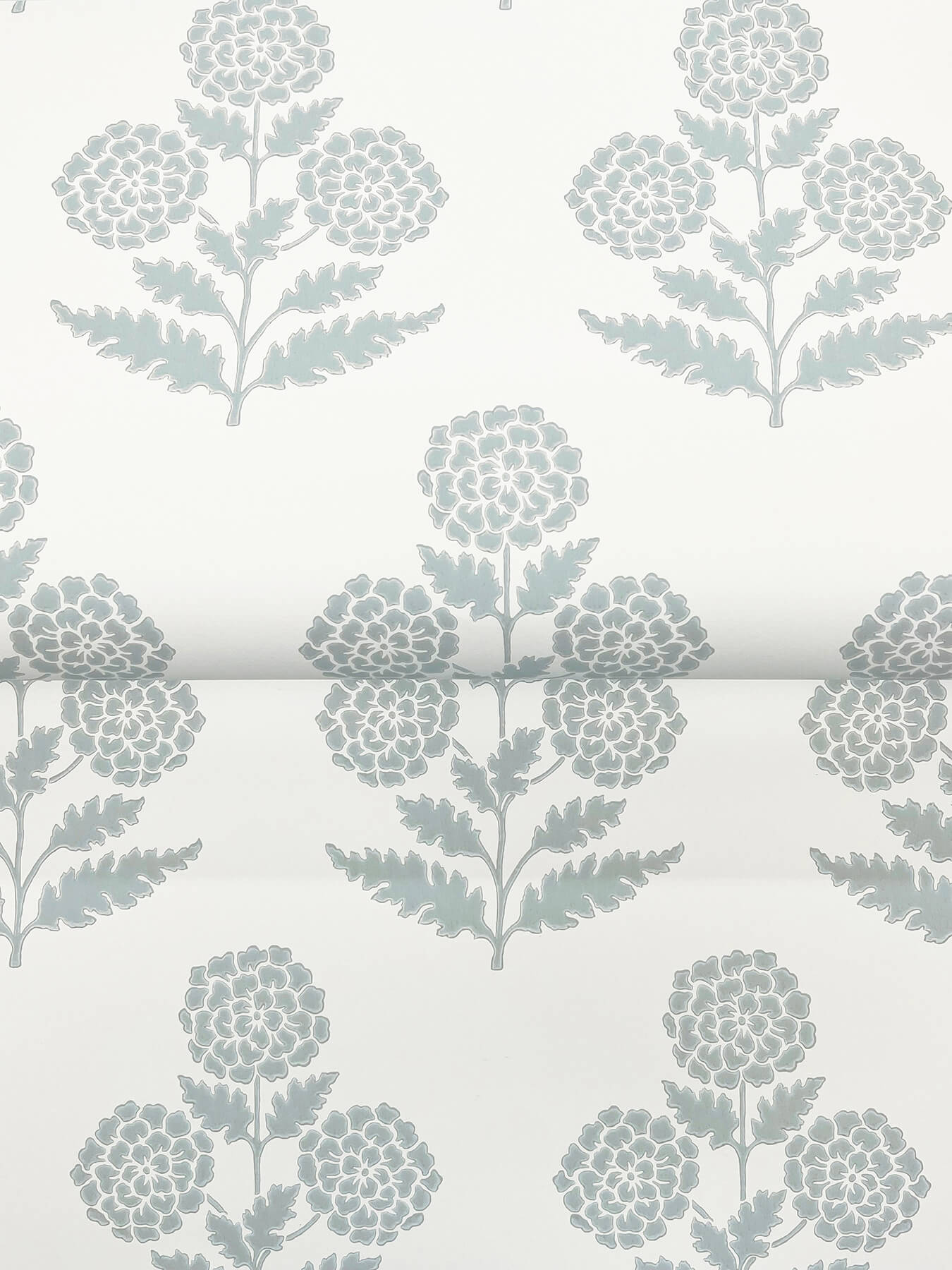 Antonina Vella Jardin Souci Wallpaper - Pale Blue