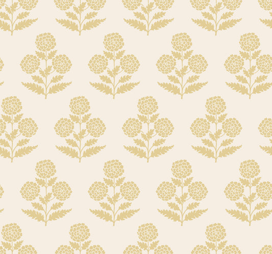 Antonina Vella Jardin Souci Wallpaper - Saffron