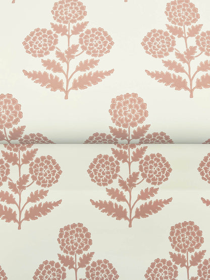 Antonina Vella Jardin Souci Wallpaper - Rose