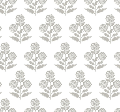 Antonina Vella Jardin Souci Wallpaper - Charcoal
