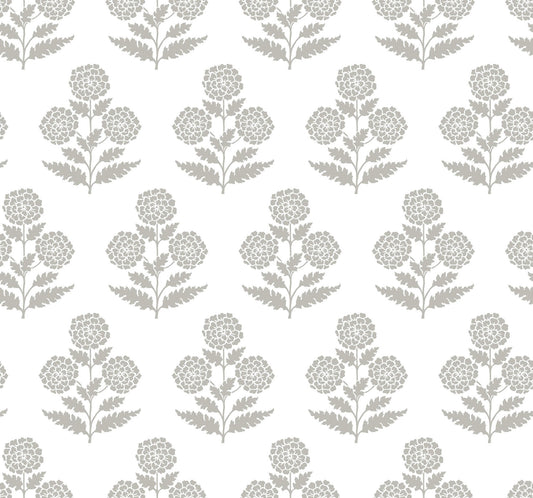 Antonina Vella Jardin Souci Wallpaper - Charcoal