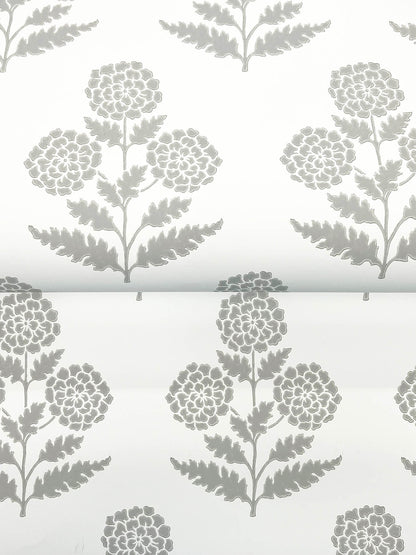 Antonina Vella Jardin Souci Wallpaper - Charcoal