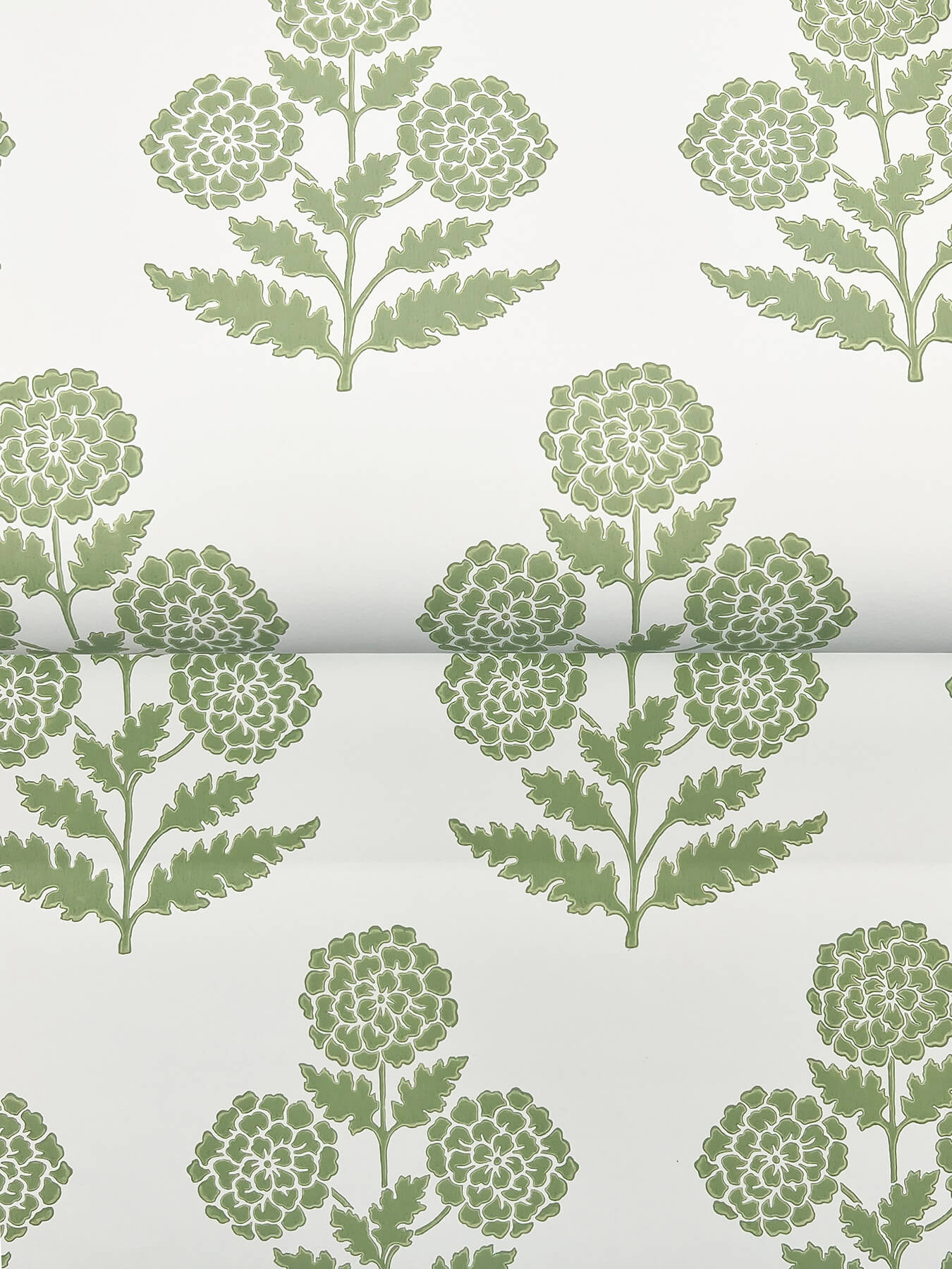 Antonina Vella Jardin Souci Wallpaper - Green