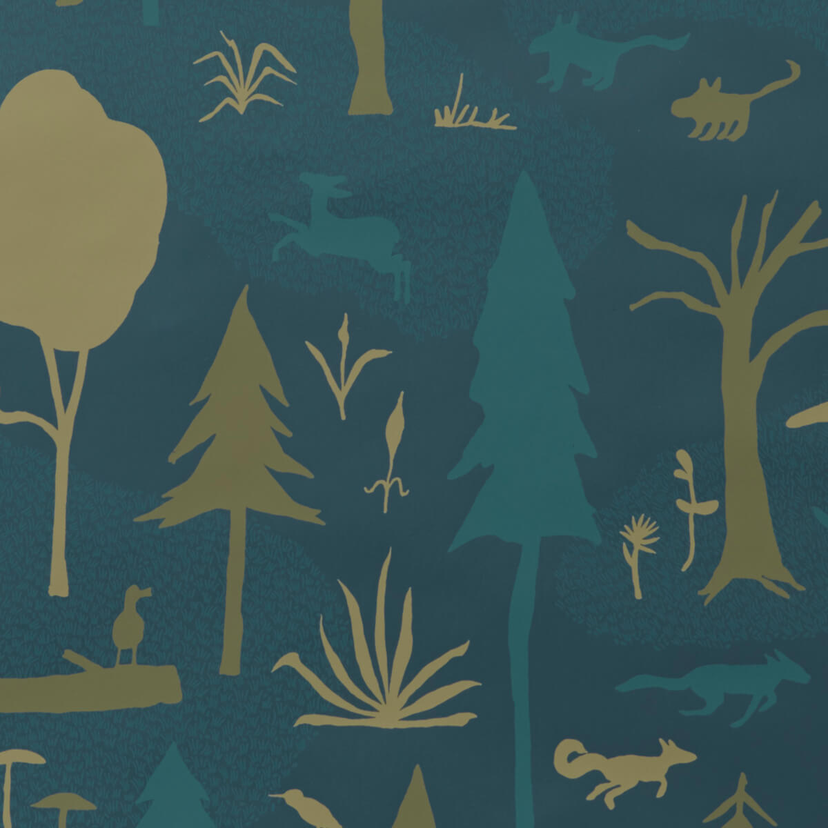 MAKELIKE Wilderness Wallpaper - Midnight