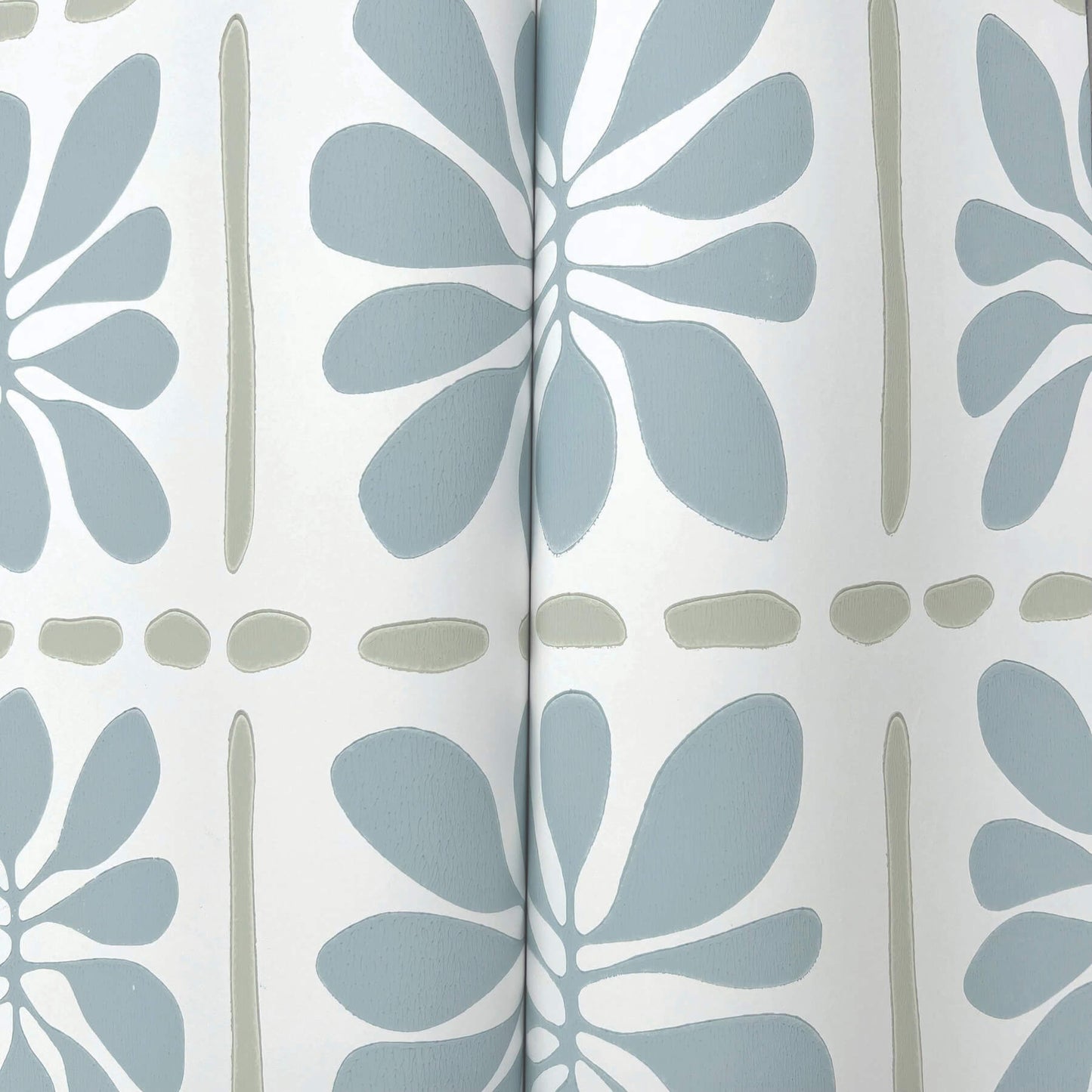 York Artisan Studio Mimosa Fleur Wallpaper - Mineral
