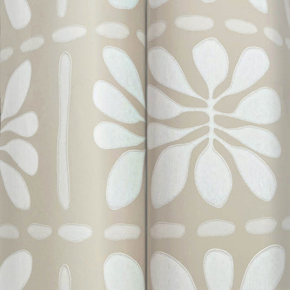 York Artisan Studio Mimosa Fleur Wallpaper - Nude