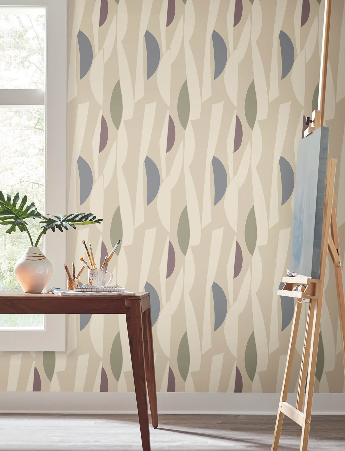York Artisan Studio Balance Wallpaper - Jewel