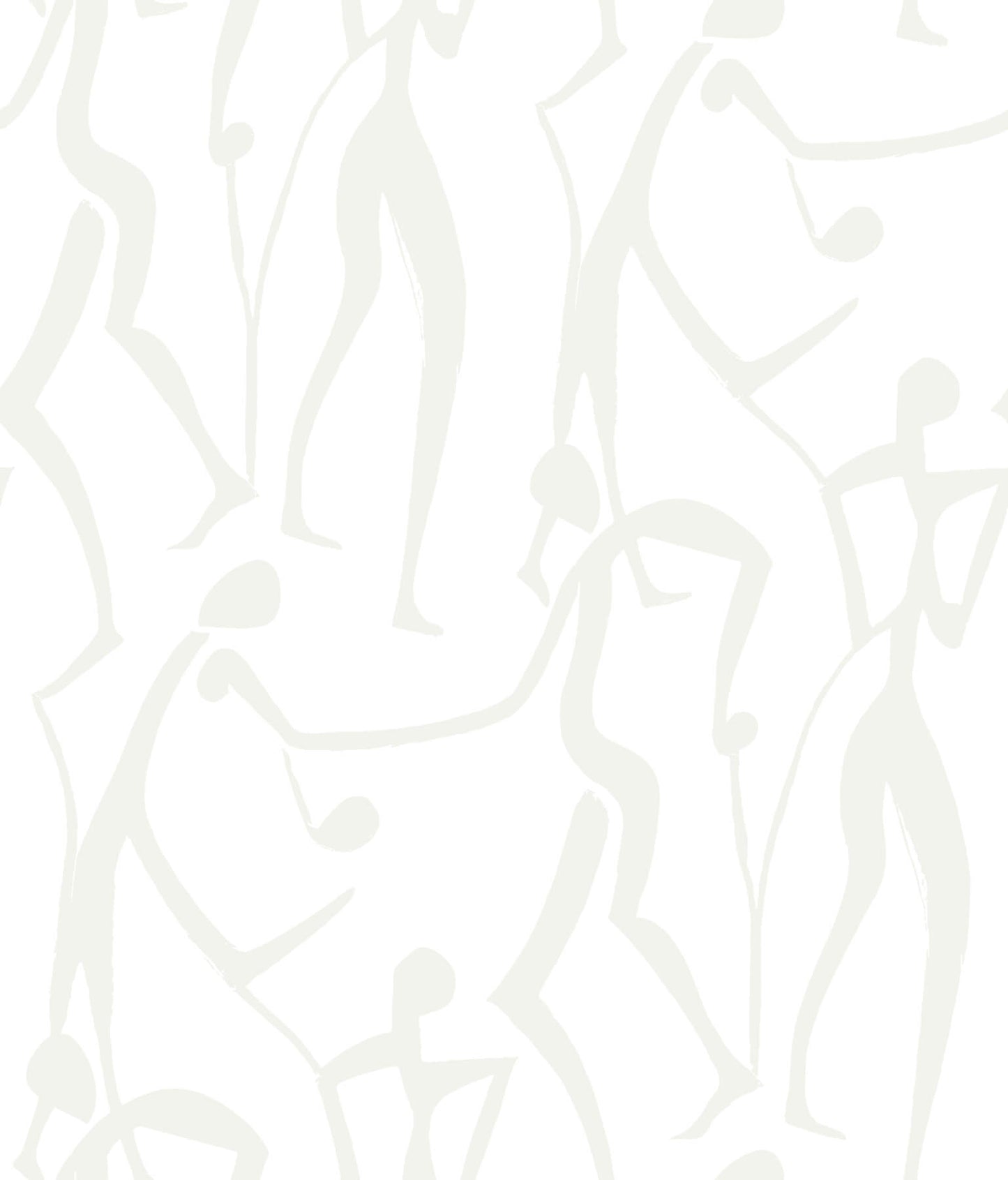 York Artisan Studio Joyful Dancers Wallpaper - Pearl