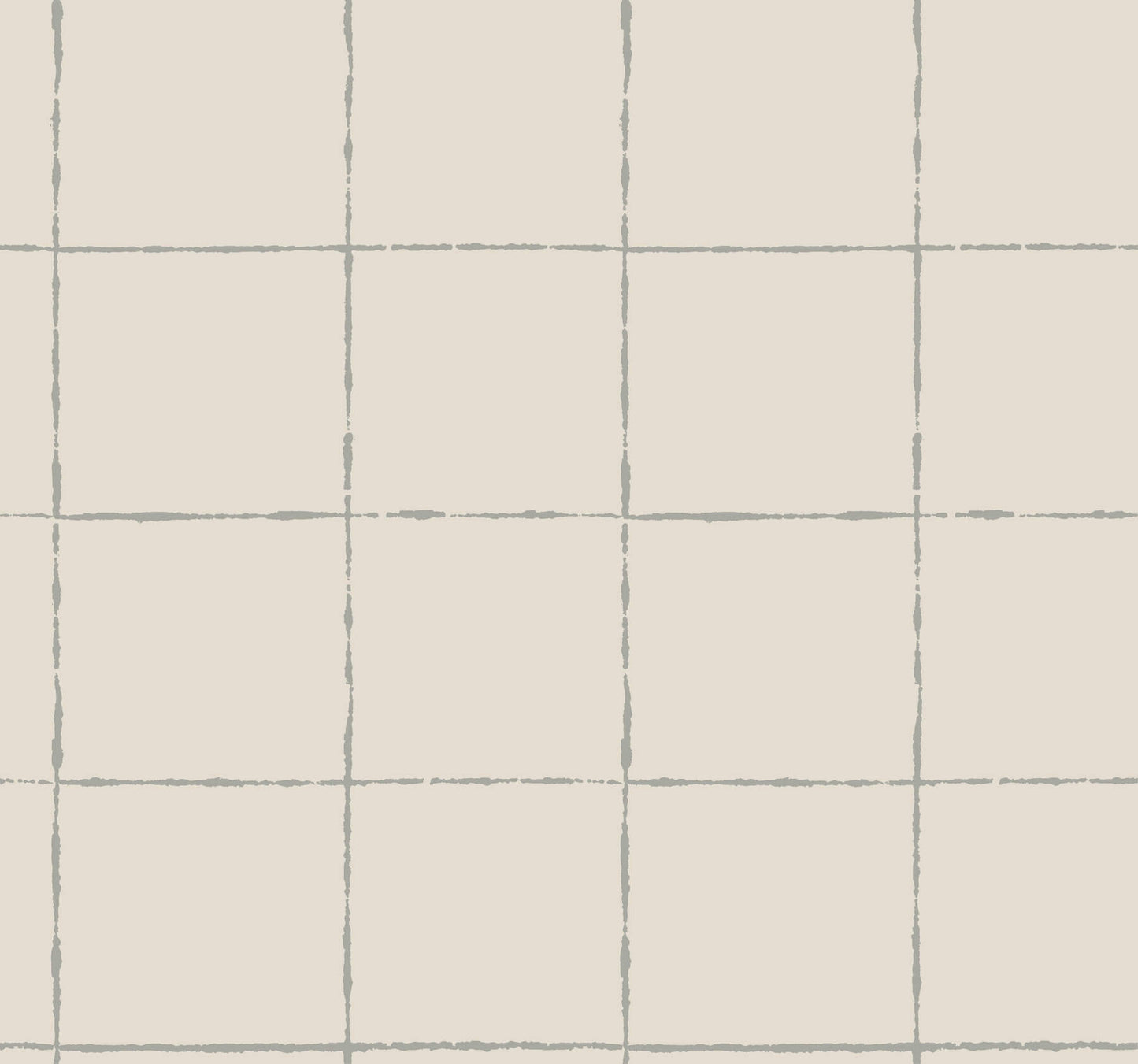 York Artisan Studio La Vitre Plaid Wallpaper - Lichen Grey