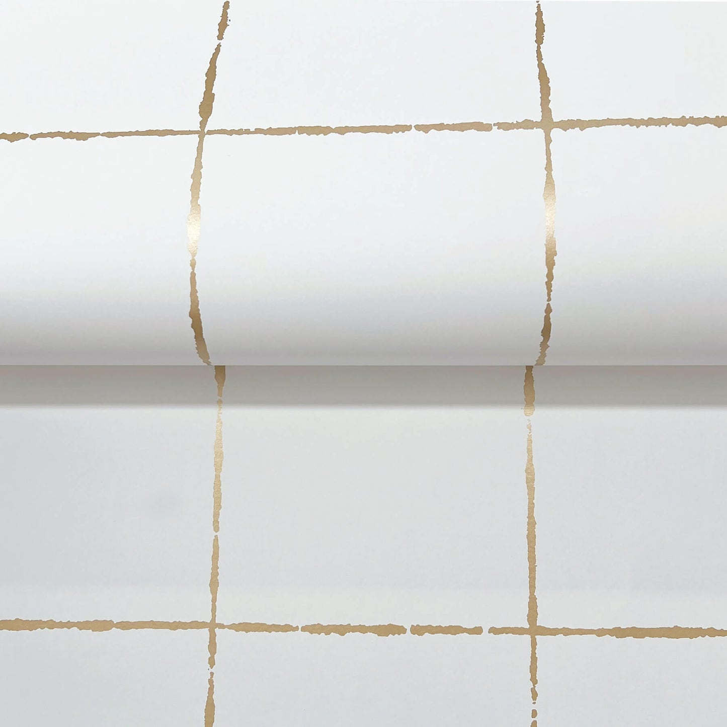 York Artisan Studio La Vitre Plaid Wallpaper - Gold