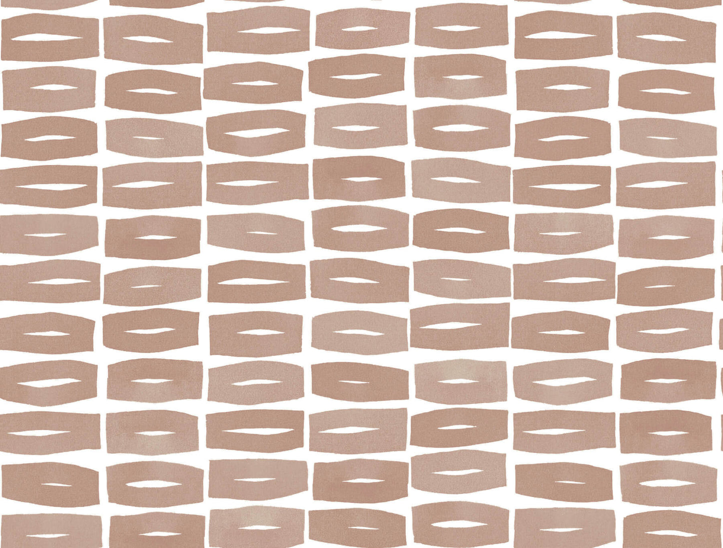 York Artisan Studio Modernist Motif Wallpaper - Terracotta