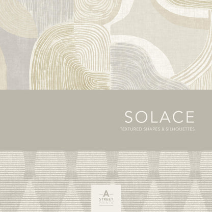 A-Street Prints Solace Hollace Wallpaper - Honey