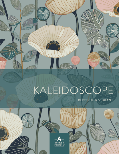 A-Street Prints Kaleidoscope Lanister Wallpaper Sample - Blue