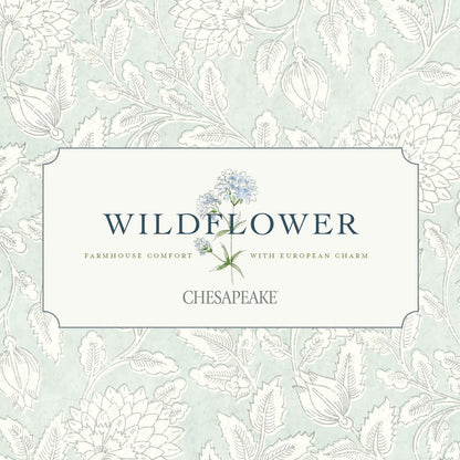 Chesapeake Wildflower Brooklyn Tin Paintable Wallpaper - White