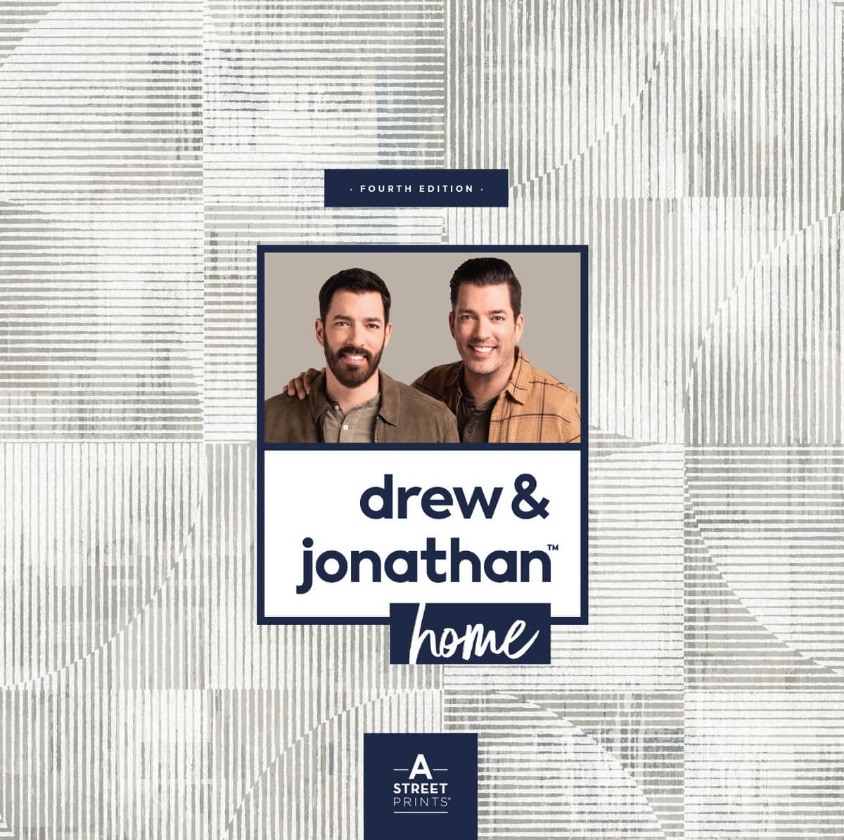 Drew & Jonathan Home Huntington Wallpaper - Indigo