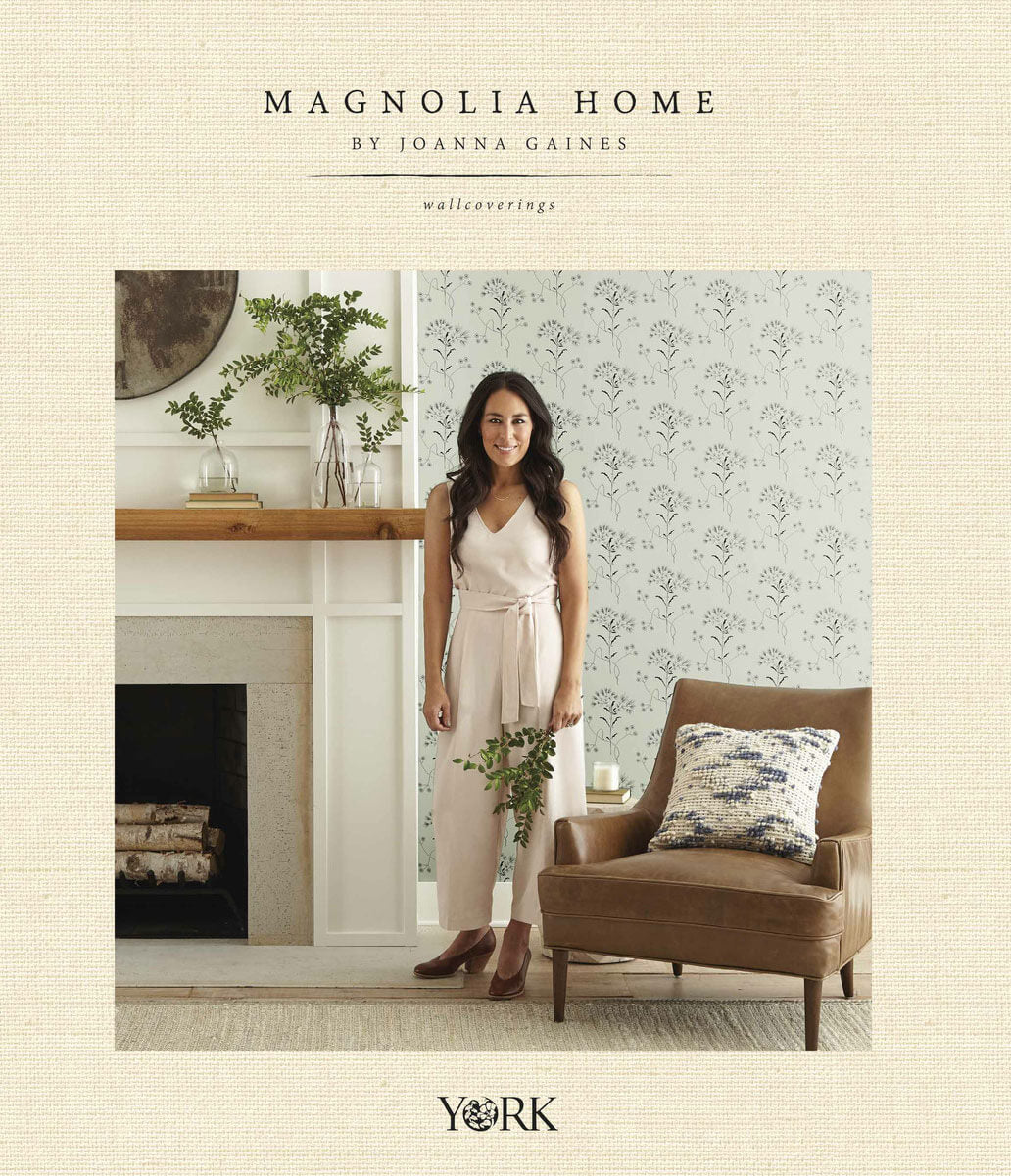 PSW1005RL Magnolia Home Handloom Peel & Stick Wallpaper Baby Blue US Wall Decor