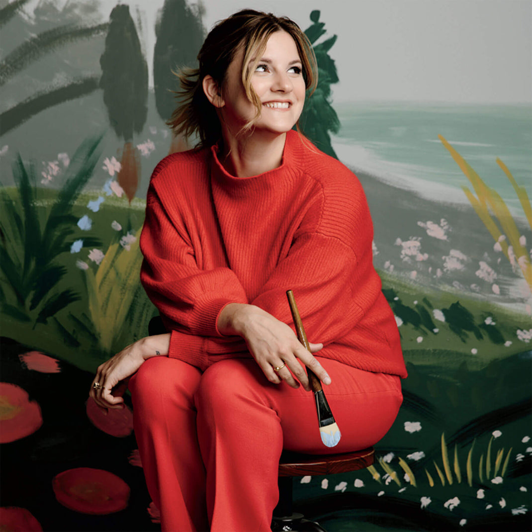 PSW1310RL Rifle Paper Co. Aviary Peel & Stick Wallpaper Black & Gold