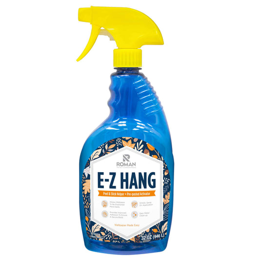 32oz E-Z Hang Peel & Stick Helper + Pre-pasted Activator Wallpaper Spray