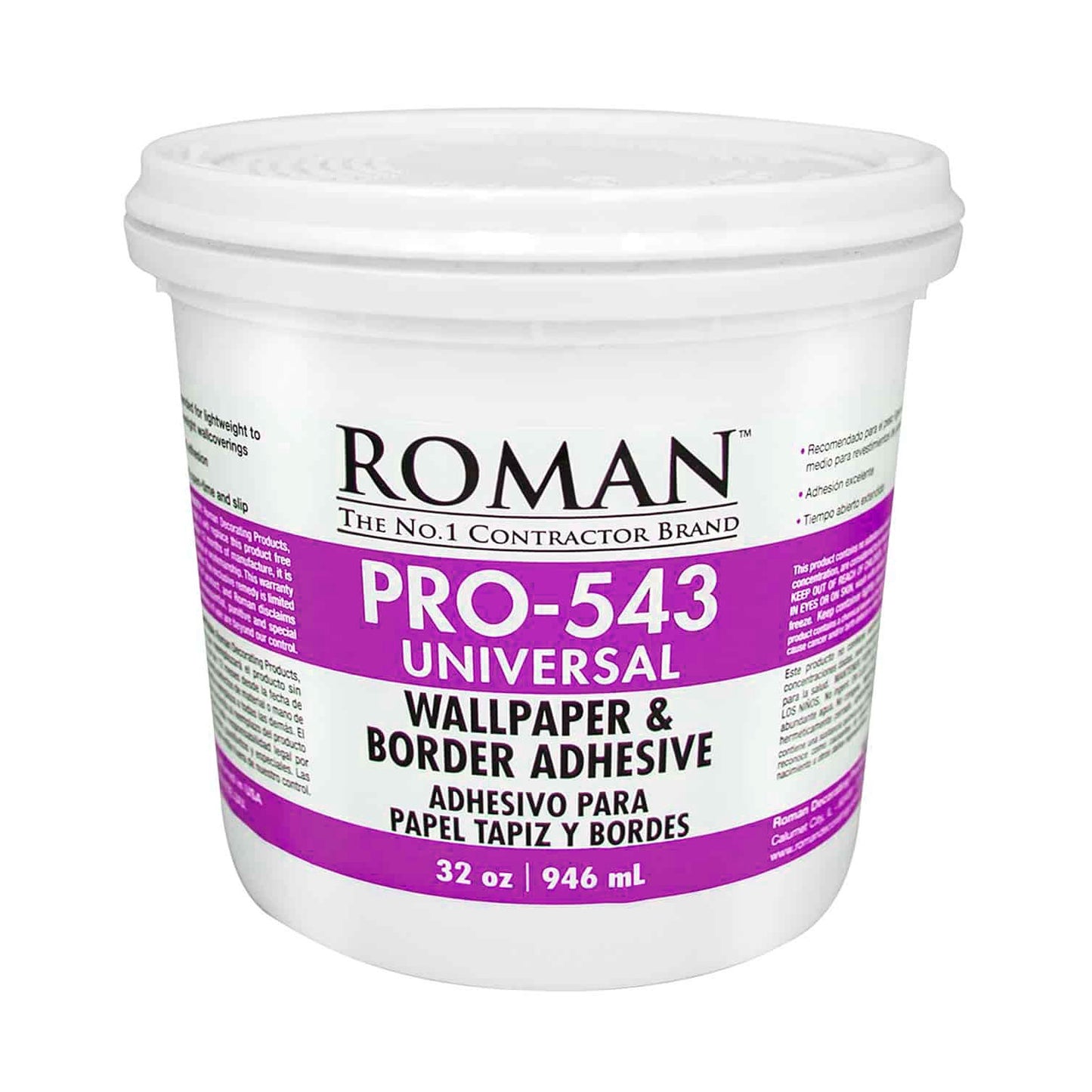 Roman PRO-543 Lightweight Wallpaper & Border Paste 32 oz